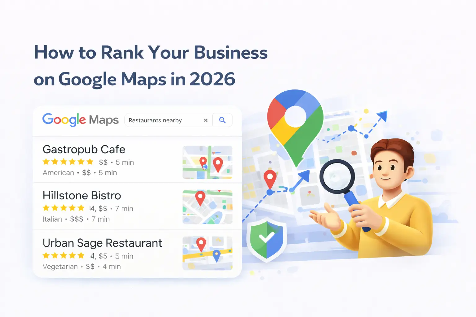 how to rank your business on google maps